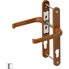 Pimapen Pvc Alüminyum Metal Çift Taraflı Kapı Kolu - Oda (4 Renk Seçeneği)