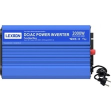 2000 Watt 12V Ups (Şebeke Şarjlı) Tamsinüs Inverter Lexron