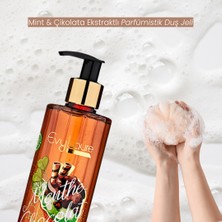 EvyLaure Menthe Chocolat Parfümistik Duş Jeli Çikolata ve Mint Ekstraktlı Yoğun Nemlendirici 300 ml