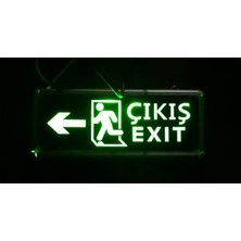 Acil Çıkış Armatürü Sağ - Sol (Cihan JN-105) LED Exıt Tabela
