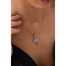 Kutup Yıldızı  Silver  Kolye