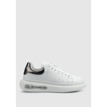Beyaz Deri Kadın Sneaker