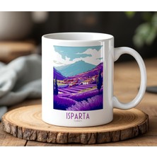 BB Design Isparta Tasarımlı Beyaz Seramik Baskılı Kupa Bardak 330 ml