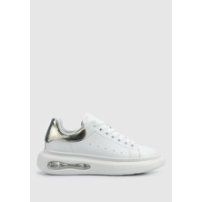 Beyaz Deri Kadın Sneaker