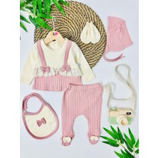 Bavyera 5li Yenidoğan Hastane Çıkışı Set - Gül Kurusu