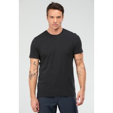 Karvon Bisiklet Yaka T-Shirt Antrasit Renk Erkek Tişört