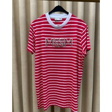 Missemramiss 4734 Mssm Taşlı Çizgili Tshirt