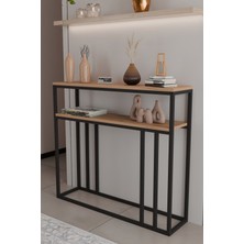 2 Raflı Metal Dresuar Raflı Lüx Dresuar Kitaplık Salon Düzenleyici 2 Raflı 100  cm