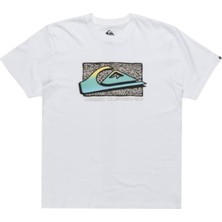Quiksilver Retro Fade Ss EQYZT08058-908 Beyaz Tişört