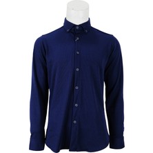 Eskişehir Mağazacılık Advante Örme Gömlek Kendinden Boyuna Çizgili