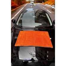 Premium 50X80 Çift Taraflı Kenarsız 740 Gsm Kalın Oto Yıkama Kurulama Araba Temizlik Bezi Mikrofiber