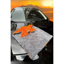 Premium 50X80 Çift Taraflı Kenarsız 740 Gsm Kalın Oto Yıkama Kurulama Araba Temizlik Bezi Mikrofiber