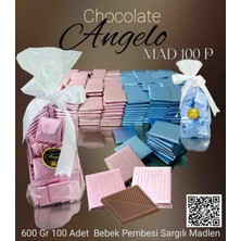 BSC Chocolate Angelo 100 Lü 600 gr Bebek Pembesi Sargılı Madlen Çikolata