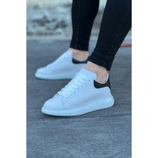 Moonvizyon  WG095 Beyaz Siyah Erkek Casual Ayakkabı