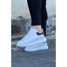 Moonvizyon  WG095 Beyaz Siyah Erkek Casual Ayakkabı