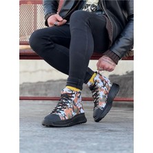 Moonvizyon  WG017 Koyu Askeri Erkek Yarım Bilek Casual Ayakkabı