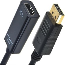 Powermaster PM-14030 Dısplay Port Erkek To HDMI Dişi 4k*2k 25CM Çevirici Kablo