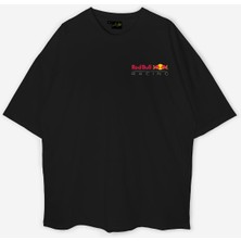 Swozz Red Bull Racing F1  Oversize Tişört – Formula 1 Takım Temalı  Pamuk Özel Baskı