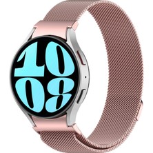 Zore Samsung Galaxy Watch 6 Classic 47MM Uyumlu Krd-01 Metal Kordon - Gri