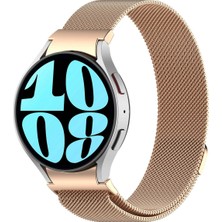 Zore Samsung Galaxy Watch 6 Classic 47MM Uyumlu Krd-01 Metal Kordon - Gri