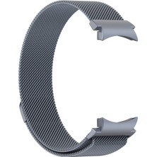 Zore Samsung Galaxy Watch 6 40MM Uyumlu Krd-01 Metal Kordon - Gri