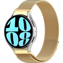 Zore Samsung Galaxy Watch 6 40MM Uyumlu Krd-01 Metal Kordon - Gri