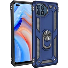 Zenith Works Oppo Reno 4 Lite Kılıf Aynalı Desenli Kamera Korumalı Parlak Miror Kapak