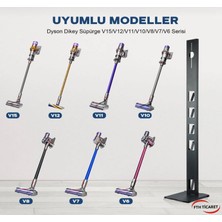 FTH TİCARET Dyson GEN5DETECT  Uyumlu Dikey Süpürge Standı SİYAH