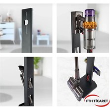 FTH TİCARET Dyson GEN5DETECT  Uyumlu Dikey Süpürge Standı SİYAH