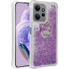 Zenith Works Xiaomi Redmi Note 12 Pro 4g Kılıf Aynalı Desenli Kamera Korumalı Parlak Miror Kapak