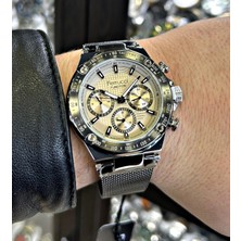 Ferrucci Hasır Erkek Kol Saati Su Geçirmez Hediyeli