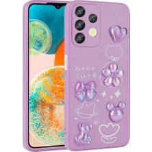 Zenith Works Samsung Galaxy A13 4g Kılıf Aynalı Desenli Kamera Korumalı Parlak Miror Kapak