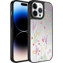 Zenith Works Apple iPhone 14 Pro Kılıf Aynalı Desenli Kamera Korumalı Parlak Miror Kapak