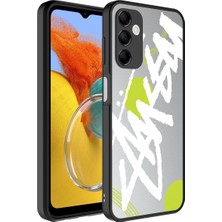 Samsung Galaxy M14 Kılıf Aynalı Desenli Kamera Korumalı Parlak Miror Kapak
