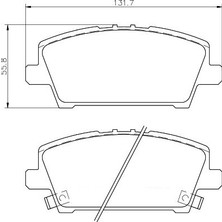 Mypart Honda Civic Hb Ön Balata 2006-2012 45022-SMG-E01