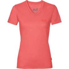 Jack Wolfskin Crosstrail Women Kadın Kahverengi Tişört