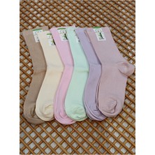 Rocks For Kadın 6 Çift Derby Bambu Çorap