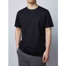 Soffi Beyaz Basic Yaka %100 Pamuk Reguler Fit  T-Shirt