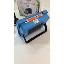 Hightek 200w Led Portatif Solar Projektör 3 Renk Işık, Çakar Ve Fener Fonksiyonlu