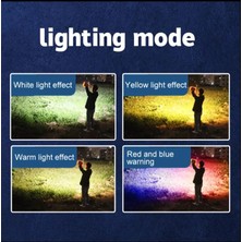 Hightek 200w Led Portatif Solar Projektör 3 Renk Işık, Çakar Ve Fener Fonksiyonlu