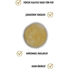 Çizik Giderici Kuzu Yünü Polisaj Keçesi / Pedi (Çapı: 16cm / 160mm)