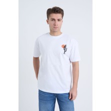Velvoria Erkek Oversize Siyah Cactus T-Shirt
