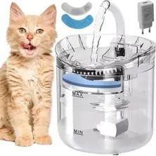 Multizone Otomatik Kedi Köpek Su Kabı Hareket Sensörlü Sessiz Şeffaf Su Pınarı Su Çeşmesi