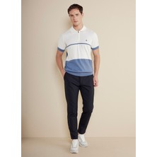 Brooks Brothers Normal Bel Normal Paça Standart Lacivert Erkek Pantolon BBFW24MPT017
