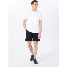 Mustang Sweat Şort, S, Siyah