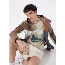 Discovery Expedition D5SM-MNT3770 Açık Kahve Düz Erkek Mont