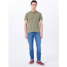 Mustang Orta Bel Slim Fit Mavi Erkek Denim Pantolon Vegas Slım - 1011