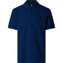 The North Face NF0A8C1PD1R1-M Essentıal Regular Po Lacivert Regular Fit Düz Erkek Polo T-Shirt