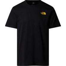 The North Face NF0A89FRAGG1-M Ss Collage Tee Sarı Bisiklet Yaka Regular Fit Düz Erkek T-Shirt