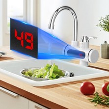 Alchemy Elektrikli Sıcak ve Soğuk Su Isıtıcı Musluk Hızlı Isıtma Musluk Konnektörü 3000W Abd Fişi Için (Yurt Dışından)